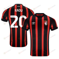 Andrei Radu 20 AFC Bournemouth 2023-24 EFL Home Men Jersey - Red