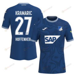 Andrej Kramaric 27 TSG 1899 Hoffenheim 2023-24 Home Men Jersey - Blue