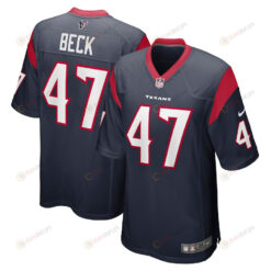 Andrew Beck 47 Houston Texans Team Game Men Jersey - Navy