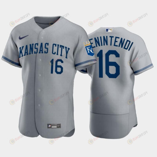 Andrew Benintendi 16 Kansas City Royals 2022-23 Gray Men's Jersey Jersey