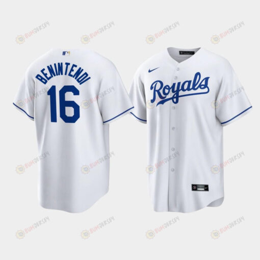 Andrew Benintendi 16 Kansas City Royals White Home Player Jersey Jersey