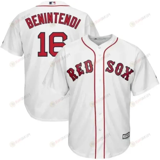 Andrew Benintendi Boston Red Sox Home Official Cool Base Player Jersey - White