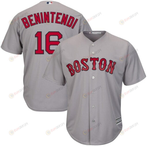 Andrew Benintendi Boston Red Sox Road Official Cool Base Player Jersey - Gray