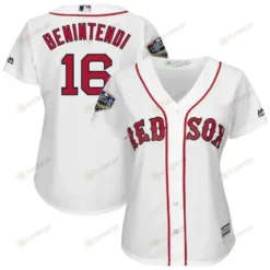 Andrew Benintendi Boston Red Sox Women's 2018 World Series Cool Base Player Jersey - White