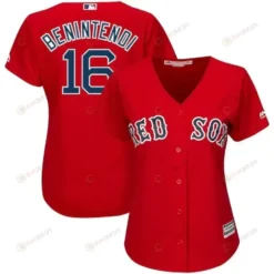 Andrew Benintendi Boston Red Sox Women's Alternate Cool Base Player Jersey - Scarlet