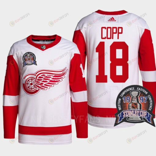 Andrew Copp 18 25th Anniversary Detroit Red Wings Red Jersey