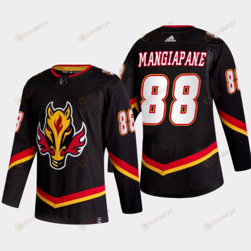 Andrew Mangiapane 88 Calgary Flames Alternate Black Jersey 2022-23