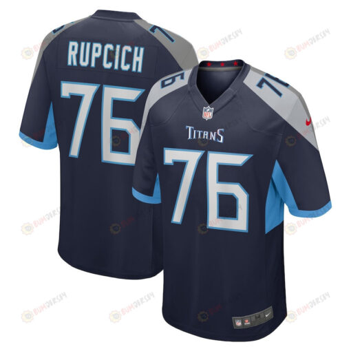Andrew Rupcich Tennessee Titans Game Player Jersey - Navy