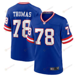 Andrew Thomas New York Giants Classic Player Game Jersey - Royal
