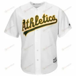 Andrew Triggs Oakland Athletics Home Cool Base Jersey - White