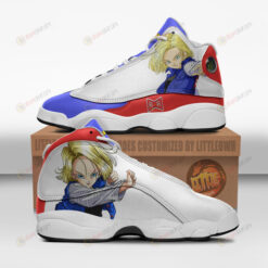 Android 18 Shoes Dragon Ball Anime Air Jordan 13 Shoes Sneakers