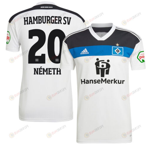 Andr?s N?meth 20 Hamburger SV II 2022-23 Home Jersey - White