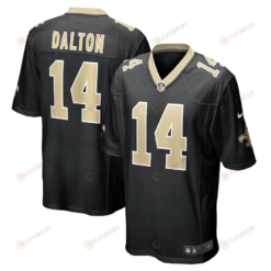 Andy Dalton New Orleans Saints Game Player Jersey - Black