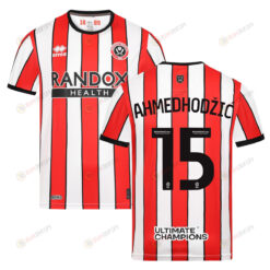 Anel Ahmedhod?i? 15 Sheffield United 2022-23 Home Jersey - Red/White Stripes