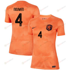 Aniek Nouwen 4 Netherlands Women's National Team 2023-24 World Cup Home Women Jersey