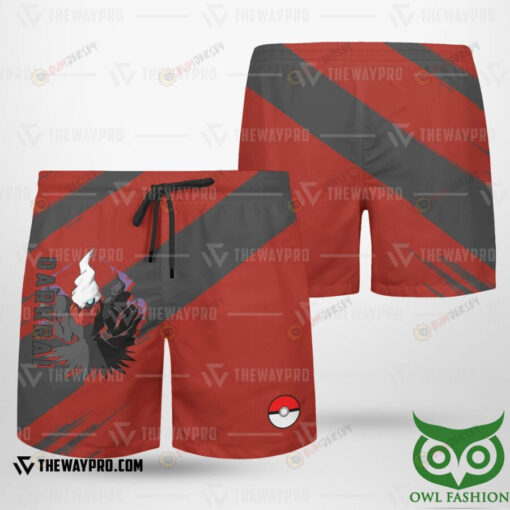 Anime Pokemon Darkrai Summer Shorts Men Shorts - Print Shorts