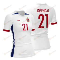 Anna J?sendal 21 Norway 2023 Women Away Jersey - White - All Over Printed Jersey