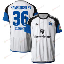 Anssi Suhonen 36 Hamburger SV 2023-24 Home Men Jersey - White