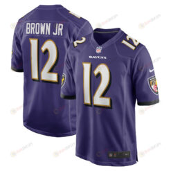 Anthony Brown Baltimore Ravens Player Game Jersey - Purple