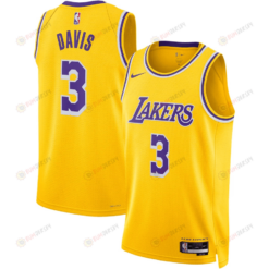 Anthony Davis 3 Los Angeles Lakers Men 2022/23 Swingman Jersey - Icon Edition