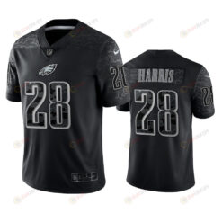 Anthony Harris 28 Philadelphia Eagles Black Reflective Limited Jersey - Men