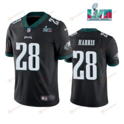 Anthony Harris 28 Philadelphia Eagles Super Bowl LVII Vapor Limited Men Jersey - Black