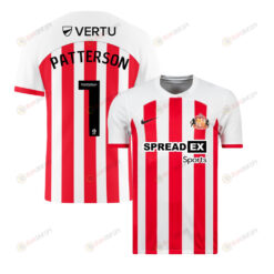 Anthony Patterson 1 Sunderland A.F.C 2023-24 Home Men Jersey - White