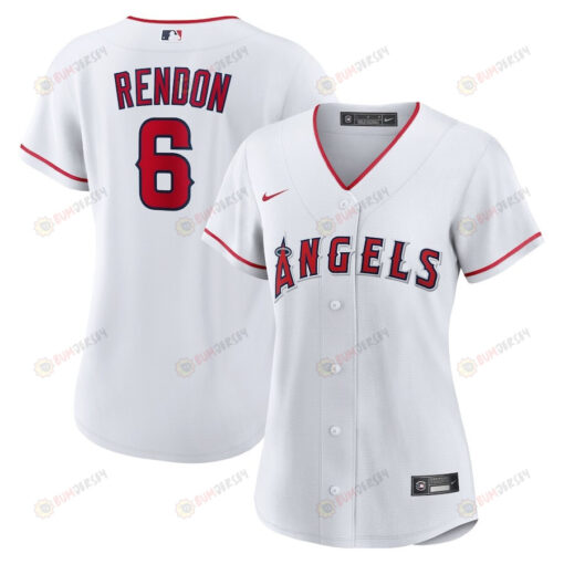 Anthony Rendon 6 Los Angeles Angels Women's Home Player Jersey - White