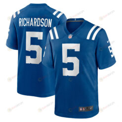 Anthony Richardson 5 Indianapolis Colts 2023 NFL Draft Alternate Game Jersey - Royal