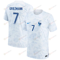 Antoine Griezmann 7 France National Team 2022-23 Qatar World Cup - Away Youth Jersey