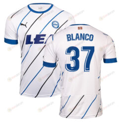 Antonio Blanco 37 Deportivo Alav?s 2022-23 Away Jersey - White