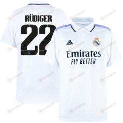 Antonio R?diger 22 Real Madrid 2022/23 Home Men Jersey - White