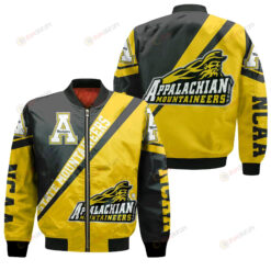 Appalachian State Mountaineers Logo Bomber Jacket 3D Printed Cross Style
