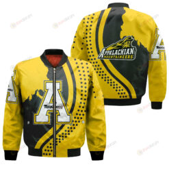 Appalachian State Mountaineers - USA Map Bomber Jacket 3D Printed