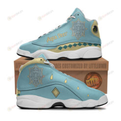 Aqua Deer Shoes Black Clover Anime Air Jordan 13 Shoes Sneakers