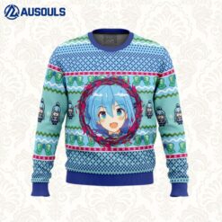 Aqua KonoSuba Ugly Sweaters For Men Women Unisex