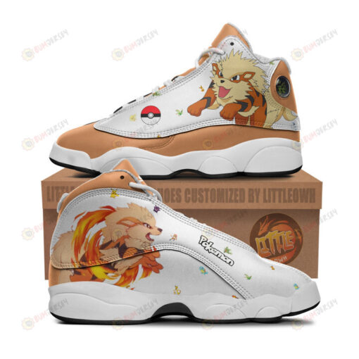 Arcanine Shoes Pokemon Anime Air Jordan 13 Shoes Sneakers