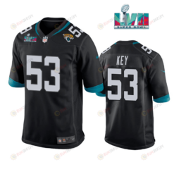 Arden Key 53 Jacksonville Jaguars Super Bowl LVII Super Bowl LVII Men's Jersey- Black