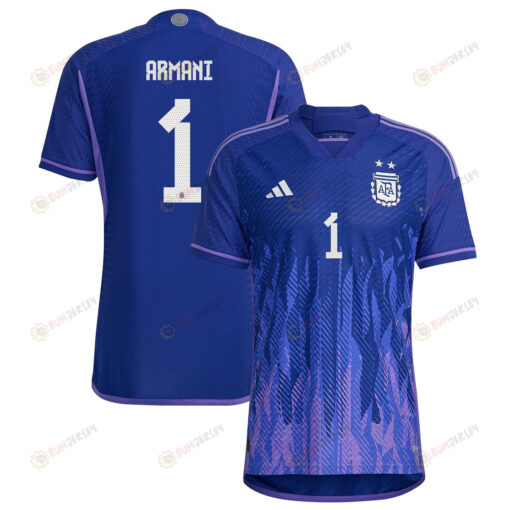 Argentina National Team 2022-23 Qatar World Cup Franco Armani 1 Away Men Jersey