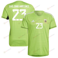 Argentina National Team 2022/23 Emiliano Mart?nez 23 Goalkeeper Men Jersey