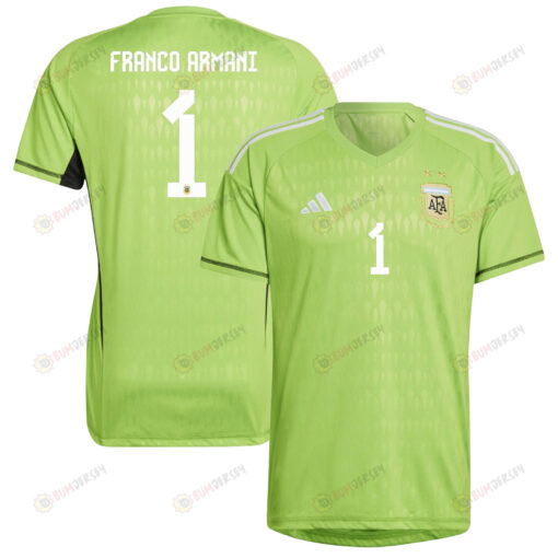 Argentina National Team 2022/23 Franco Armani 1 Goalkeeper Men Jersey