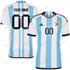 Argentina Women's National Team 2023-24 World Cup Custom 00 Home Men Jersey