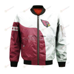 Arizona Cardinals Bomber Jacket 3D Printed Curve Style Custom Text And Number