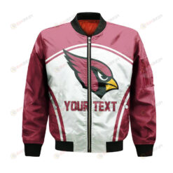 Arizona Cardinals Bomber Jacket 3D Printed Custom Text And Number Curve Style Sport
