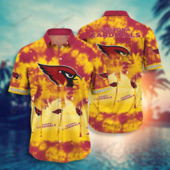 Arizona Cardinals Coconut Trees ??3D Printed Hawaiian Shirt