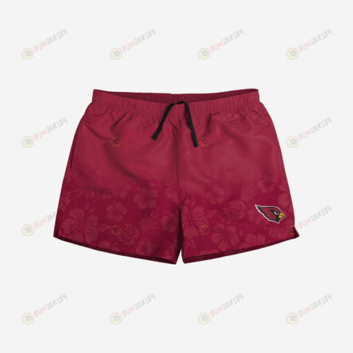 Arizona Cardinals Color Change-Up Hawaiian Men Shorts Swim Trunks - Print Shorts