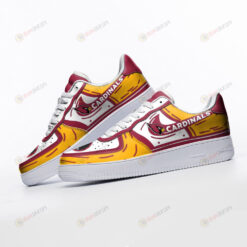 Arizona Cardinals Comic Cartoon Logo Pattern Air Force 1 Printed