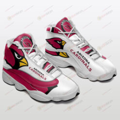 Arizona Cardinals In White And Pink Air Jordan 13 Shoes Sneakers