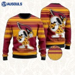 Arizona Cardinals Snoopy Dabbing Ugly Sweaters For Men Women Unisex