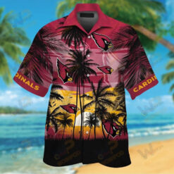 Arizona Cardinals Tropical Hawaiian Shirt Beach Short Sleeve